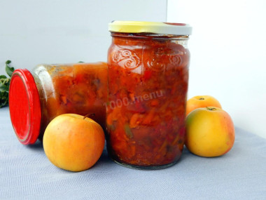 Лечо с яблоками