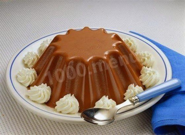 Бланманже из шоколада и сметаны