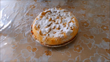 Шарлотка с яблоками без изысков