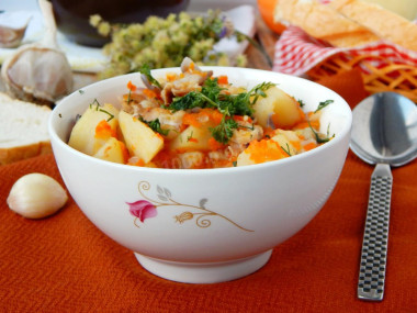 Индейка с картошкой в мультиварке
