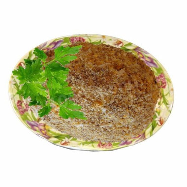 Салат с грецкими орехами и ананасом