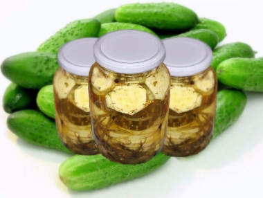 Овощи маринованные с хреном и чесноком на зиму