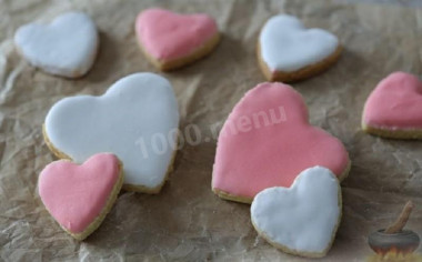 Лимонное печенье Валентинки