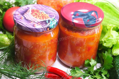 Салат Шарлотта на зиму