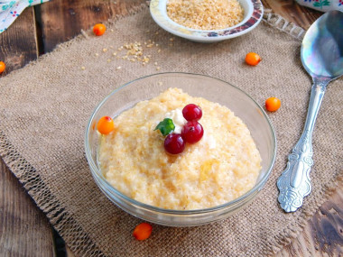 Каша молочная кукурузная