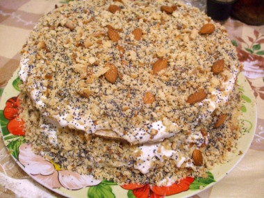 Светлый Торт Рыжик с медом