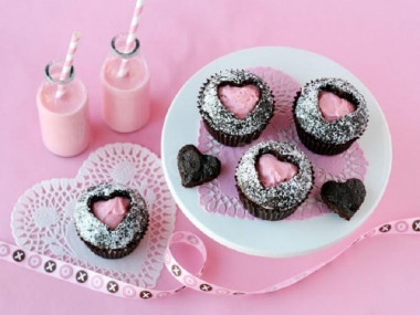 Кексики ко Дню Святого Валентина