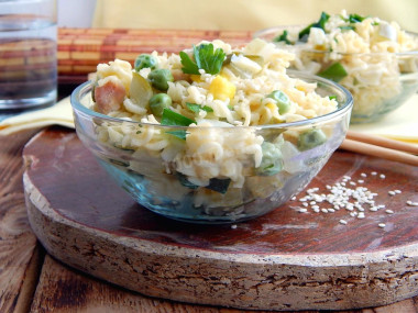 Салат с мивиной яйцами майонезом