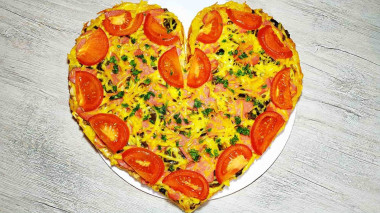 Романтическая пицца за 30 минут