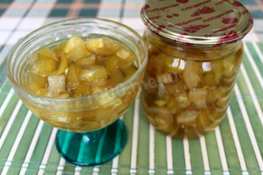 Варенье кабачковое с лимоном, корицей и имбирем