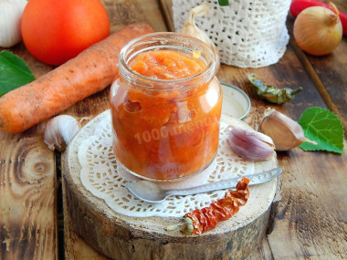 Морковная икра на зиму