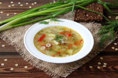 Суп с курицей и звёздочками