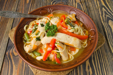 Классический лагман с курицей