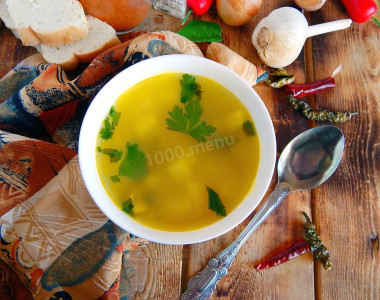 Суп карри с курицей