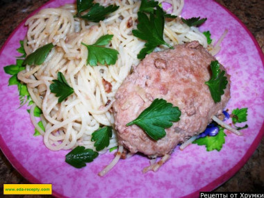 Биточки из рубленого мяса говядины