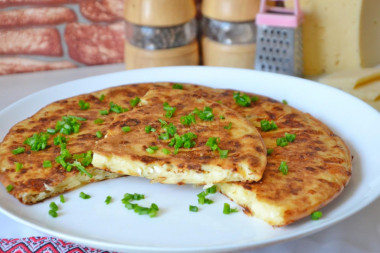 Хачапури на рисовой муке на сковороде
