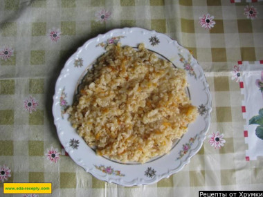 Гарнир из риса с морковью и луком