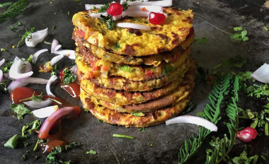 Лепешки из нутовой муки
