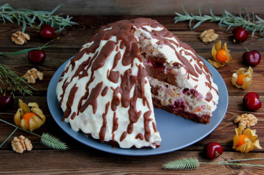 Торт Панчо с грецкими орехами
