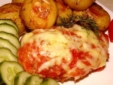 Вкусные грудки куриные с сыром в микроволновке