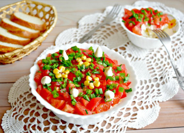 Салат с куриной грудкой слоями