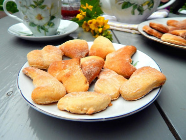 Домашнее песочное печенье на маргарине