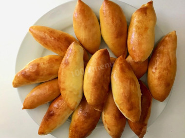 Пирожки с печенью и картошкой