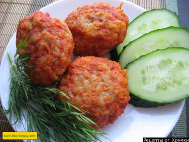Ежики из фарша с рисом в духовке