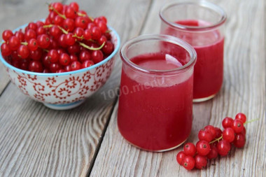 Сок из красной смородины на зиму