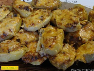Жульен с грибами и картошкой