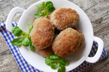 Зразы из индейки с сыром