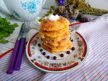 Нежные сырники без муки и манки