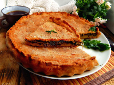 Ржаной пирог из ржаной муки