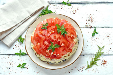 Салат Любимый с копченой грудкой