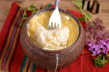 Вареники с картошкой запеченные в духовке