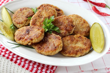 ПП Котлета из индейки в духовке