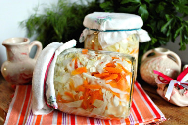 Ранняя капуста на зиму в банках