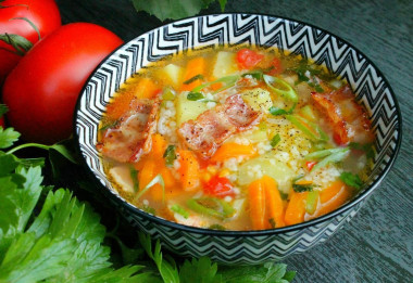 Суп с кускусом