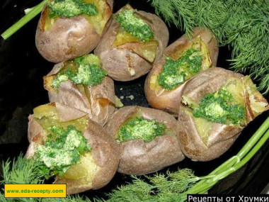 Запеченный картофель в мундире