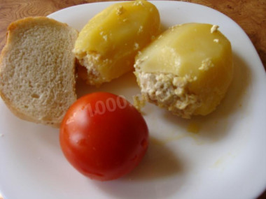 Картофель с фаршем