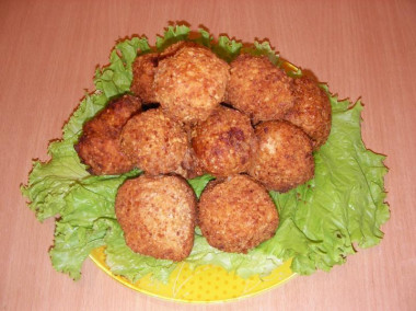 Жареные клецки из картошки