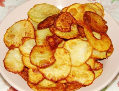 Чипсы из картошки домашние