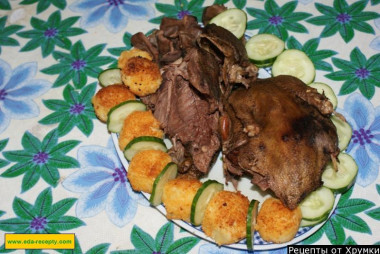Картофельные шарики к мясу