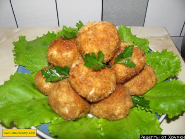 Клецки из куриного филе с луком