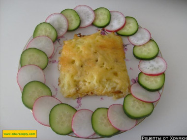 Куриное филе в духовке с картофелем сыром яйцом