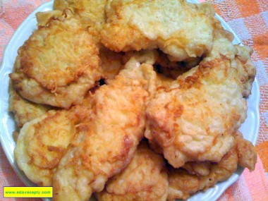 Куриные отбивные из грудки с сыром