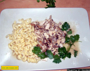 Курица с грецкими орехами