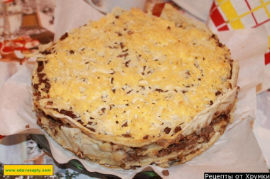 ПП лазанья из лаваша с куриным фаршем