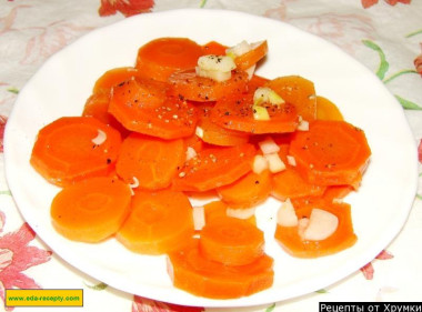 Маринованная морковь Медная монетка