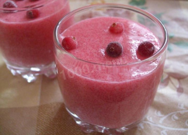 Клюквенный мусс